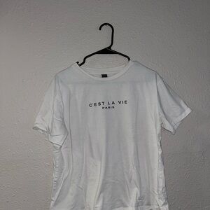 White Graphic T-Shirt